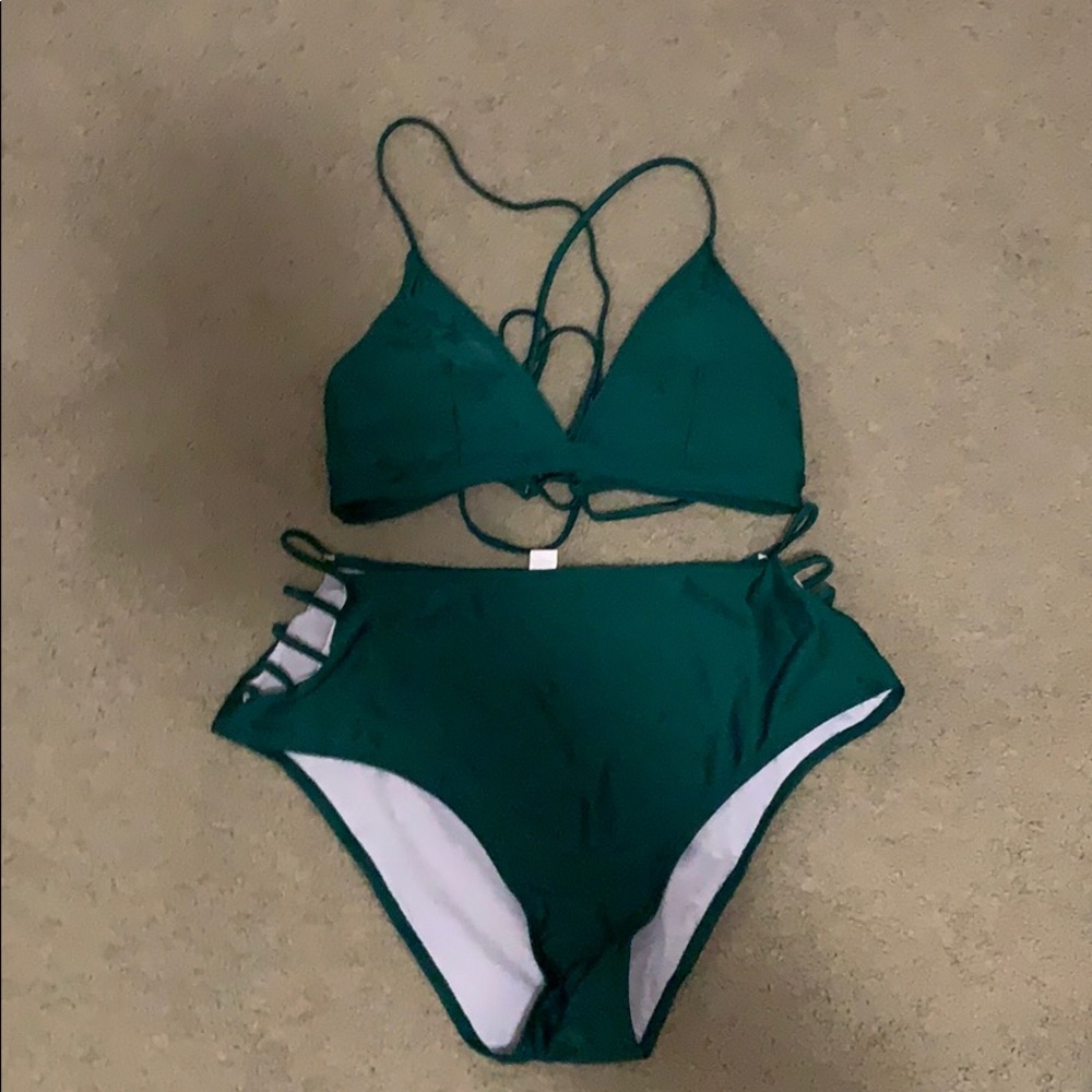 Green bikini